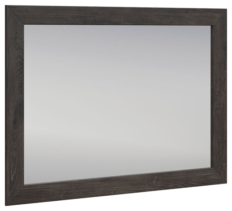 Fraluna - Charcoal - Bedroom Mirror - Simple Home Plus