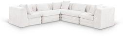 Stellar - 5 Piece Upholstered Modular Sectional - Simple Home Plus