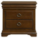 Garland - 3-Drawer Nightstand Bedside Table - Brown Cherry - Simple Home Plus