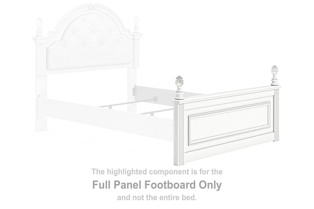 Kozlani - Full Panel Footboard - White - Simple Home Plus
