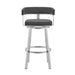 Lorin - Stainless Steel Swivel Bar Stool - Simple Home Plus