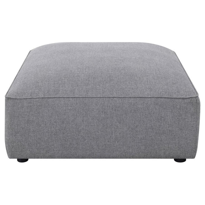Jennifer - Square Upholstered Ottoman - Simple Home Plus