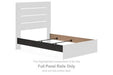 Hollivern - Full Panel Rails - Dark Gray - Simple Home Plus
