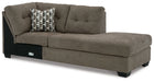Mahoney - Raf Corner Chaise - Chocolate - Simple Home Plus
