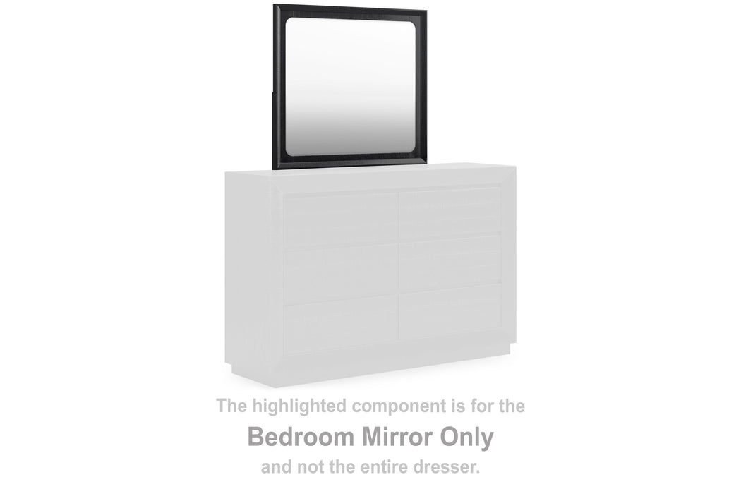 Londer - Black - Bedroom Mirror - Simple Home Plus