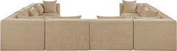 Stellar - 8 Piece Chenille Fabric Upholstered Modular Sectional - Simple Home Plus