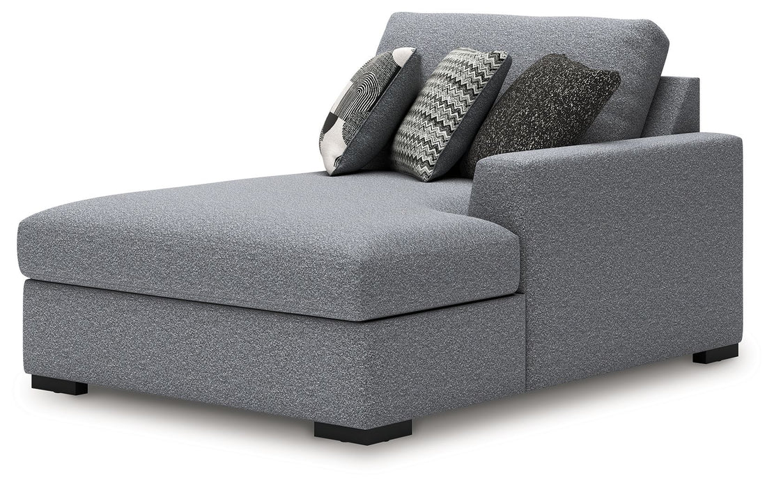 Bealton - RAF Corner Chaise - Salt And Pepper - Simple Home Plus