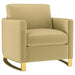 Corliss - Upholstered Arched Arm Accent Chair - Simple Home Plus