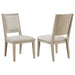 Trofello - Cushioned Dining Side Chair (Set of 2) - White Washed - Simple Home Plus