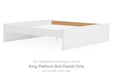 Onita - King Platform Bed Panels - White - Simple Home Plus