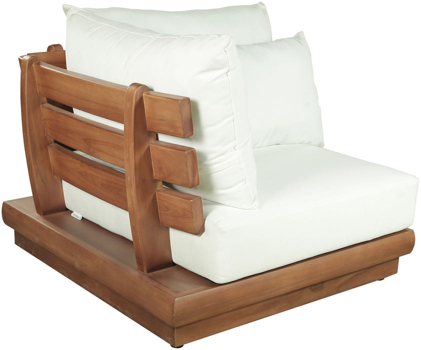 Mirella - Water Resistant Fabric Upholstered Outdoor Patio Modular Corner Chair - Simple Home Plus