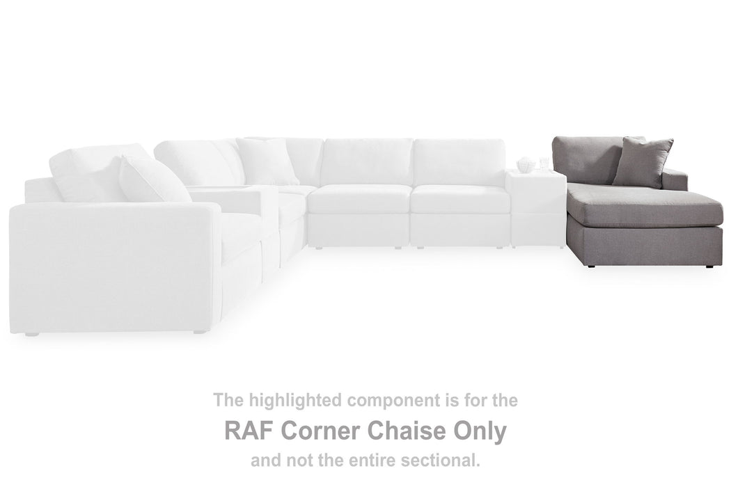 Modmax - Raf Corner Chaise - Granite - Simple Home Plus