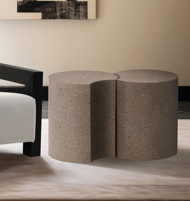 Dimple - End Table - Terazzo Finish - Simple Home Plus