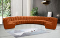 Infinity - 9 Piece Velvet Modular Sectional - Simple Home Plus