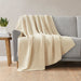 Bree Knit - Knit Throw - Ivory - Simple Home Plus