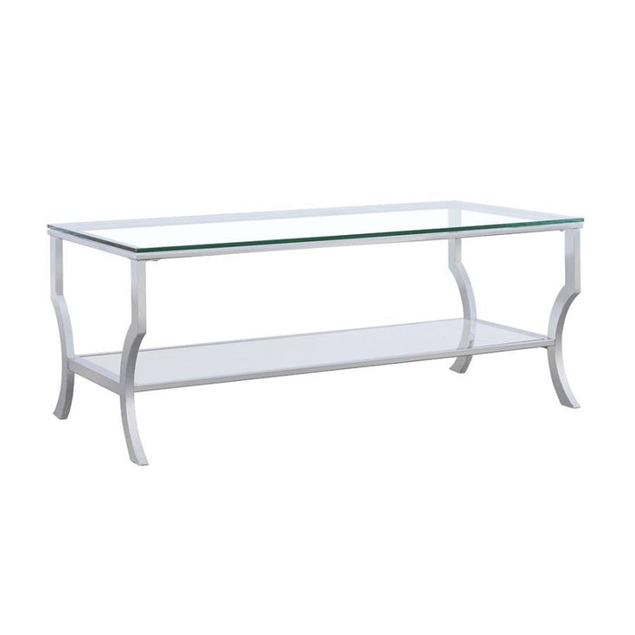 Saide - Rectangular Glass Top Table - Simple Home Plus