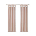 Emilia - 95" Twist Tab Lined Window Curtain - Blush - Simple Home Plus
