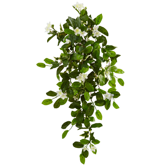 19" Stephanotis & Ivy Hanging Artificial Plant (Set of 4)