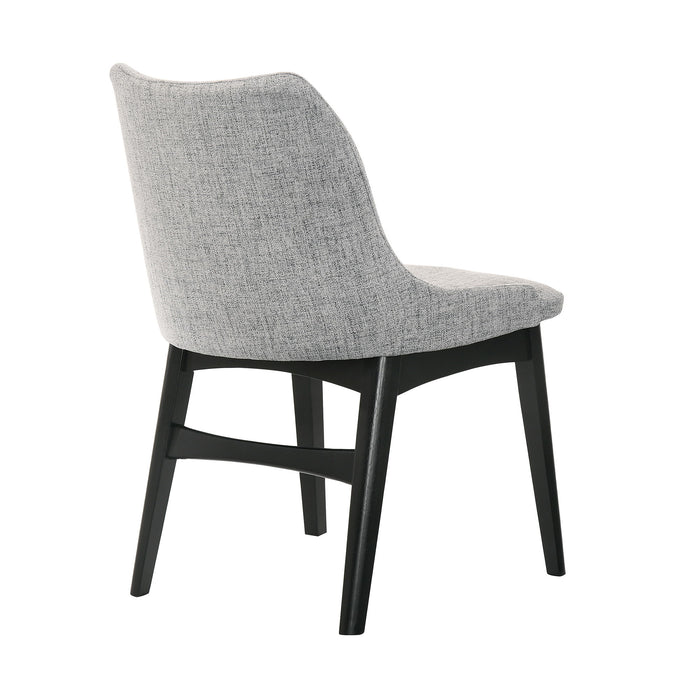 Azalea - Dining Side Chairs (Set of 2) - Gray / Black - Simple Home Plus