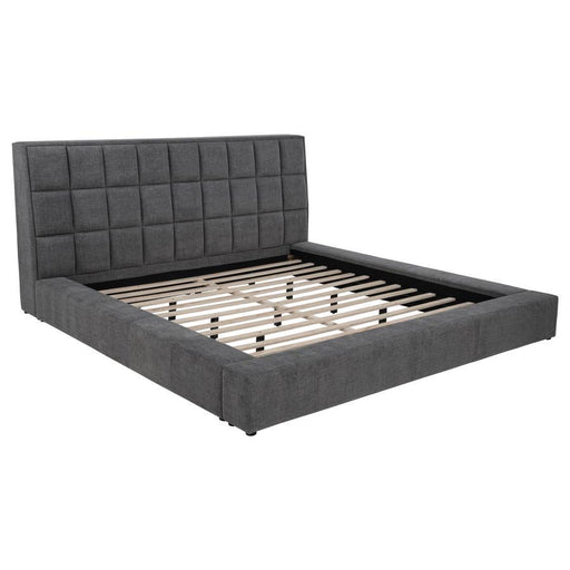 Dreux - Upholstered Panel Platform Bed - Simple Home Plus