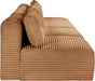 Shaggy - Fabric 4 Seat Modular Armless Sofa - Simple Home Plus