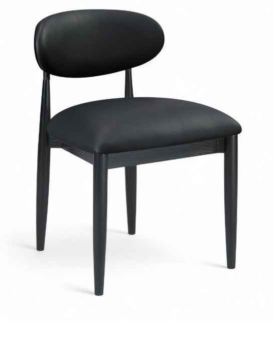 Riccio - Side Chair (Set of 2) - Black Frame - Simple Home Plus