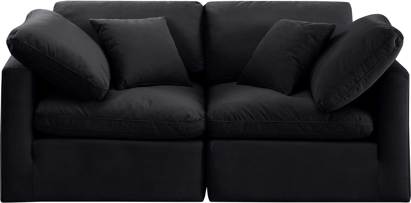 Indulge - Velvet 2 Seat Modular Sofa - Simple Home Plus