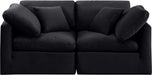 Indulge - Velvet 2 Seat Modular Sofa - Simple Home Plus