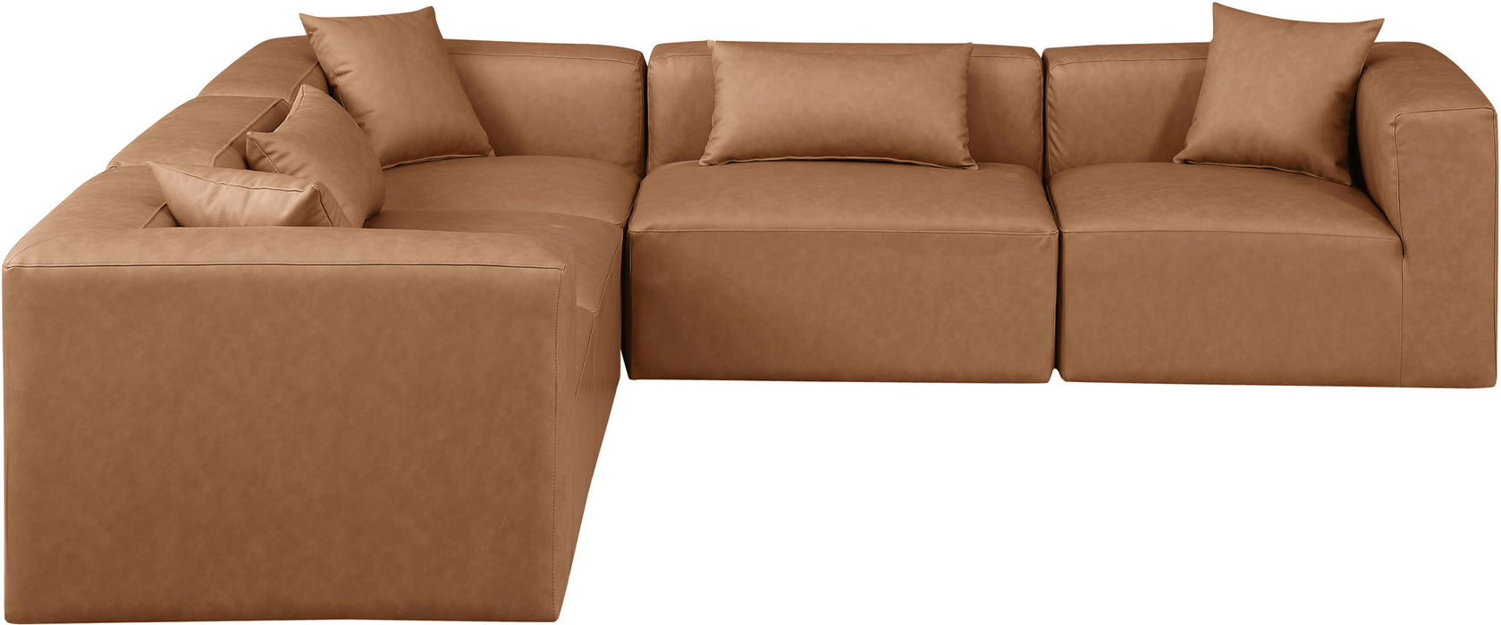Cube - 5 Piece Modular Corner Sectional - Simple Home Plus