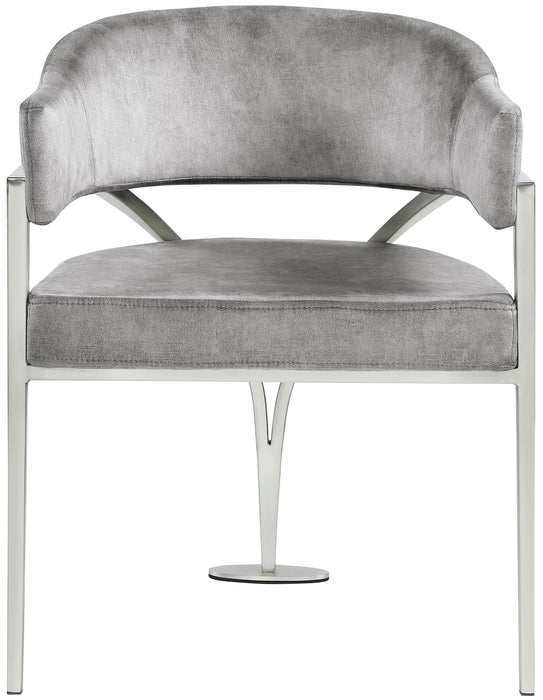 Madelyn - Dining Chair (Set of 2) - Brushed Chrome - Simple Home Plus
