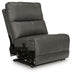 Bleckley - Power Armless Recliner With Adjustable Headrest - Anchor - Simple Home Plus