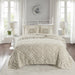 Sabrina - 3 Piece Tufted Bedspread Set - Taupe - Simple Home Plus