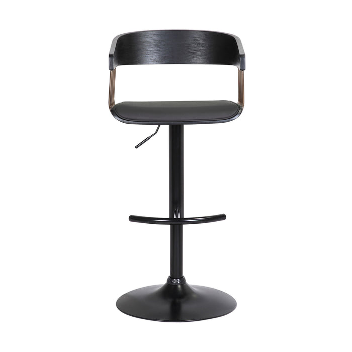 Larisa - Adjustable Wood Bar Stool - Simple Home Plus