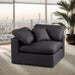 Comfy - Faux Leather Corner Chair - Simple Home Plus