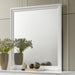 Louis Philippe - 38.25" Dresser Mirror - White - Simple Home Plus