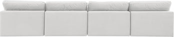 Comfy - Velvet Modular Armless Sofa 4 Seats - Simple Home Plus