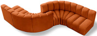 Arc - Velvet 6 Piece Modular Sofa - Simple Home Plus