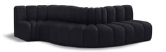 Arc - Velvet 5 Piece Modular Sofa - Simple Home Plus