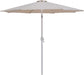 Fiji - Aluminum Patio Umbrella With Square Black And White Base - Simple Home Plus