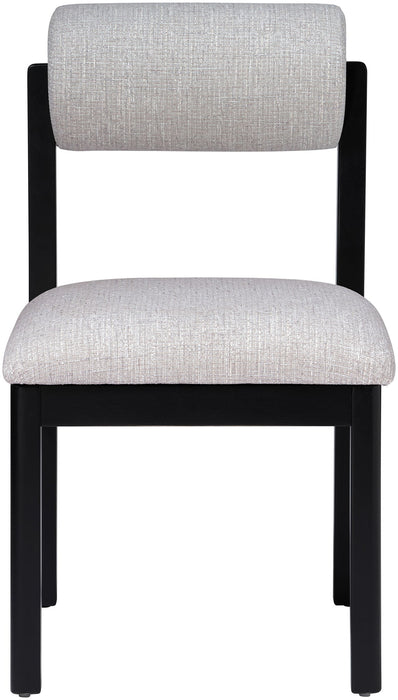 Roundhill - Fabric Dining Chair (Set of 2) - Black Frame - Simple Home Plus