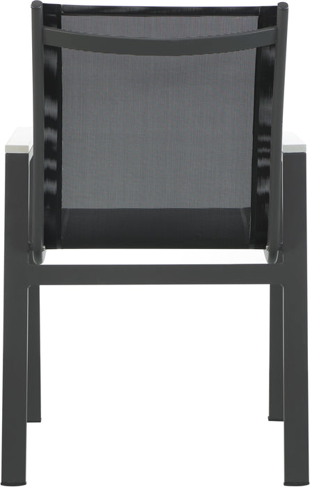 Nizuc - Outdoor Patio Dining Arm Chair With Gray Frame (Set of 2) - Simple Home Plus