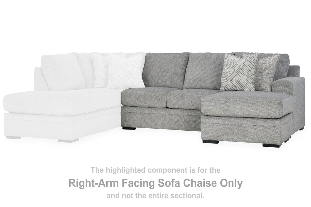 Casselbury - Raf Sofa Chaise - Cement - Simple Home Plus