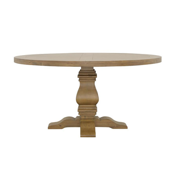 Florence - Round Pedestal Base Dining Table - Simple Home Plus