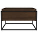 Fulton - Square - Mango Wood Coffee Table - Dark Brown - Simple Home Plus
