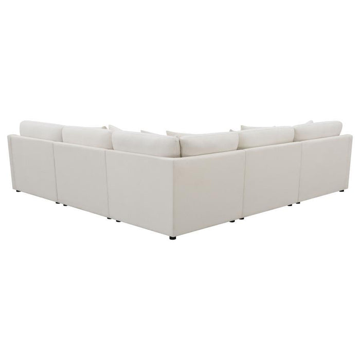 Hobson - Upholstered Modular Sectional Sofa With Ottoman - Simple Home Plus