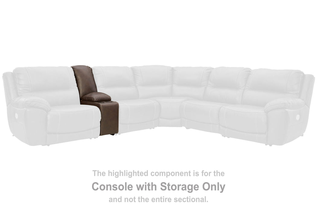 Dunleith - Console w/ Storage - Chocolate - Simple Home Plus
