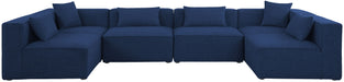 Cube - Linen 6 Piece Modular Armless Sectional - Simple Home Plus