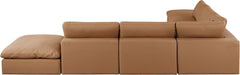 Comfy - 7 Piece Faux Leather Modular Corner Sectional - Simple Home Plus