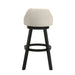 Erika - Modern Transitional Swivel Wood Bar Height Kitchen Bar Stool - Simple Home Plus