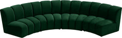 Infinity - 4 Piece Velvet Modular Sectional - Simple Home Plus